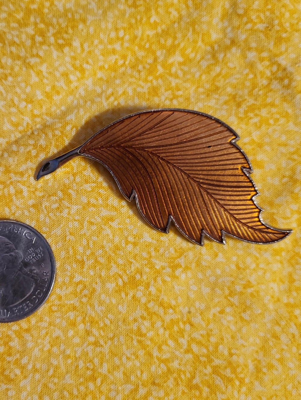 Golden Leaf Pin/Brooch